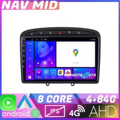 Navigatie Peugeot 308 Octa Core KIT 038 EDOTEC-LITE Android Ecran 720P Octa Core 4 64 Carplay CarStore Technology
