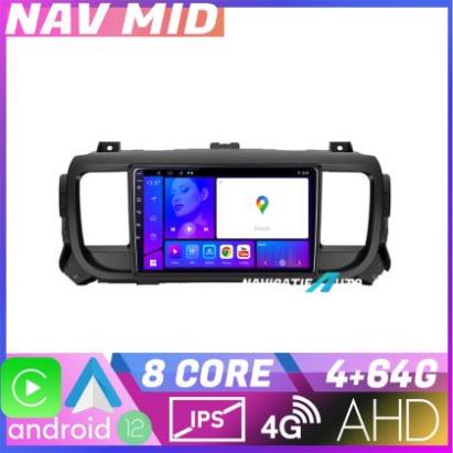 Navigatie Citroen Jumpy Toyota Proace Peugeot Traveller KIT jumpy16 EDOTEC-LITE Android Ecran 720P Octa Core 4 64 Carplay v1 CarStore Technology