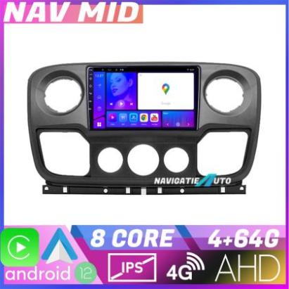 Navigatie Opel Movano  Renault Master 2010 2021 EDOTEC-LITE Android Ecran 720P Octa Core 4 64 Carplay CarStore Technology