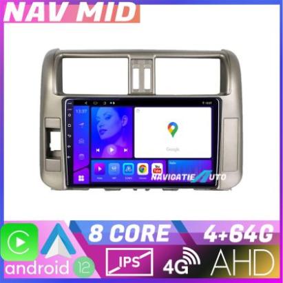 Navigatie Toyota Prado 2010 2013 KIT 347 EDOTEC-LITE Android Ecran 720P Octa Core 4 64 Carplay CarStore Technology