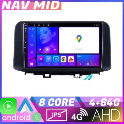 Navigatie Hyundai Kona KIT 1058 EDOTEC-LITE Android Ecran 720P Octa Core 4 64 Carplay CarStore Technology