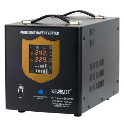 UPS pentru centrale termice, unda sinusoida pura, faza fixa, 3500VA, 2400W, 48V, PROsinus, Kemot, URZ3430 SafetyGuard Surveillance