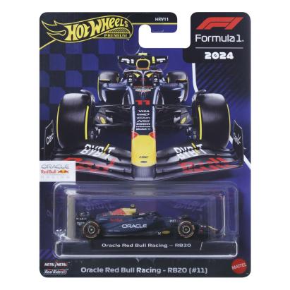 HOT WHEELS PREMIUM REAL RIDERS FORMULA 1 2024 MASINUTA METALICA ORACLE RED BULL RACING RB20 NUMARUL 11 SCARA 1 LA 64 SuperHeroes ToysZone