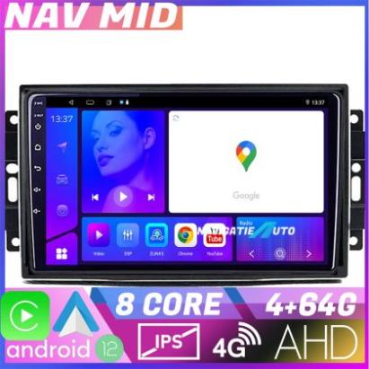 Navigatie Chrysler Jeep Octa Core EDOTEC-LITE Android Ecran 720P Octa Core 4+64 Carplay  Android auto v3 CarStore Technology