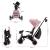 TRICICLETA KINDERKRAFT JAZZ 2, PINK SuperHeroes ToysZone