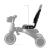 TRICICLETA KINDERKRAFT JAZZ 2, GREY SuperHeroes ToysZone