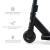 TROTINETA KINDERKRAFT SOLIS, BLACK SuperHeroes ToysZone