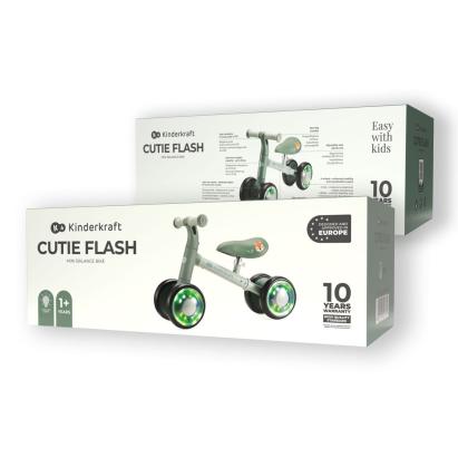 BICICLETA ECHILIBRU CUTIE FLASH, GREEN SuperHeroes ToysZone