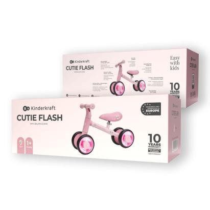 BICICLETA ECHILIBRU CUTIE FLASH, PINK SuperHeroes ToysZone