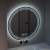 Oglinda LED Rotunda, 80cm, Orhina Touch, Sistem Dezaburire, Dimabila, E40S/80X80 ModernLight Concept