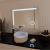 Oglinda LED Rectangulara, 80x60cm, Linea Touch, Sistem Dezaburire, Dimabila ModernLight Concept
