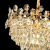 Candelabru Cristal CC6705/500GD 9x E14, Diametru 49cm, Auriu Lucios, Inaltime Reglabila ModernLight Concept