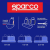 Set Huse Scaune Auto Sparco Blue Spider, negru-albastru, 9 bucati Automobile ProTravel