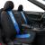 Set Huse Scaune Auto Sparco Blue Spider, negru-albastru, 9 bucati Automobile ProTravel
