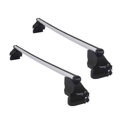 Set bare transversale portbagaj din aluminiu marca Twinny Load TL A07, kit complet cu bare, suporti si antifurt cu cheie Seat Leon 1 1m1 1999-2005 5 Usi, Seat Toledo 2 1m2 2000-2004 4 Usi AutoDrive ProParts