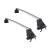 Set bare transversale portbagaj din aluminiu marca Twinny Load TL A20, kit complet cu bare, suporti si antifurt cu cheie, Peugeot 206, 1998-2012 AutoDrive ProParts