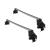 Set bare transversale portbagaj din aluminiu marca Twinny Load TL A40, kit complet cu bare, suporti si antifurt cu cheie, Alfa Romeo 147 937 2000-2010 5 Usi; Giulietta 940 2010- 5 Usi; Clio 4 2012- 5 Usi AutoDrive ProParts