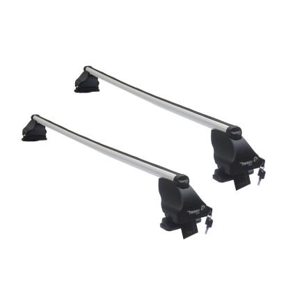 Set bare transversale portbagaj din aluminiu marca Twinny Load TL A42, kit complet cu bare, suporti si antifurt cu cheie, Audi A1 (8X) 2010-2018 modele cu 3/5 usi AutoDrive ProParts