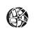 Jante DY968  KM 18x8 5x112 ET50 compatibile Volkswagen  Audi Seat  Skoda cu butuc de 57.1 diamond cut Automotive TrustedCars