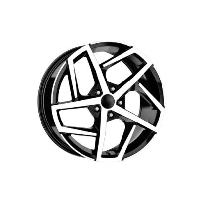 Jante DY968 KM 18x8 5x112 ET50 compatibile Volkswagen Audi Seat Skoda cu butuc de 57.1 diamond cut Automotive TrustedCars