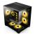Carcasa Noua Pro Gaming Ambra Black Cube, Middle Tower, ATX, Fara Sursa, 5x Fan ARGB, Controller ARGB, Telecomanda NewTechnology Media