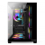 Carcasa Noua Pro Gaming Elite Black, Cube Tower, ATX, Fara Sursa, 7x Fan ARGB, Controller ARGB, Telecomanda NewTechnology Media