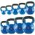 Gantera kettlebell HMS KNV 6 KG, Albastru FitLine Training