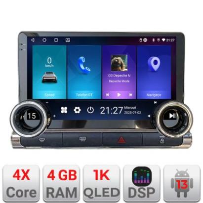 Navigatie Citroen C3 2017-2024 ecran color de fabrica dedicata Android cu butoane radio gps internet 4+64 InCell display Qled 1K Rockchip Kit-+EDT-E211-RK CarStore Technology