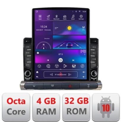 Navigatie Citroen C3 2017-2024 ecran color de fabrica dedicata Ouad core 4+32 ecran vertical 9.7" DSP 360 FHD AHD Android radio gps internet  Kit-+EDT-E709 CarStore Technology