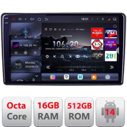 Navigatie Alfa Romeo 159 2005-2011 Qled 2K Octa Core 16+512 LTE 4G DSP Wifi 5Ghz android auto carplay radio gps internet Kit-+EDT-E809-2K CarStore Technology