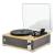Pick-up cu ac safir si difuzor bluetooth Electromures EM 1021, Bamboo Edition ProDesign DailyAppliances