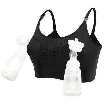 Sutien 2 in1 - Alaptare si sustinere pompa san (negru) XXL PlayLearn Toys