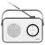 RADIO PORTABIL AM/ FM CAUCIUCAT ALB SENCOR EuroGoods Quality