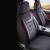 Set Huse Scaune Auto Panda Prestige, Negru cu cusatura Rosie, 11 piese Automobile ProTravel
