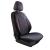 Set Huse Scaune Auto Panda Prestige, Negru cu cusatura Rosie, 11 piese Automobile ProTravel