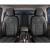 Set Huse Scaune Auto Panda Londra, cu fermoare pentru bancheta rabatabila, negru gri, 11 piese Automobile ProTravel