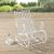 Scaun Balansoar Metal Vintage pentru Gradina sau Terasa, Culoare Alb