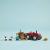LEGO Tractor de ferma rosu cu remorca si oi Quality Brand