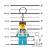 LEGO Breloc cu LED LEGO Medic Quality Brand
