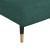 Canapea extensibilă în formă de L verde 275x140x70 cm catifea GartenMobel Dekor