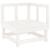 Set mobilier de grădină, 6 piese, alb, lemn masiv pin GartenMobel Dekor
