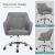 SONGMICS Scaun de birou ergonomic, inaltime reglabila, 65x69x(83-93) cm, gri Household NewTrend