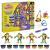 PLAY DOH POVESTIRI CU TESTOASE NINJA ADOLESCENTE MUTANTE SET PLASTELINA CREATII COWABUNGA SuperHeroes ToysZone