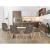 Scaun bucatarie/living, stofa, lemn, maro, 49x55x82 cm, Alta GartenVIP DiyLine
