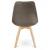 Scaun bucatarie/living, stofa, lemn, maro, 49x55x82 cm, Alta GartenVIP DiyLine