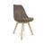 Scaun bucatarie/living, stofa, lemn, maro, 49x55x82 cm, Alta GartenVIP DiyLine