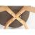Scaun bucatarie/living, stofa, lemn, maro, 49x55x82 cm, Alta GartenVIP DiyLine