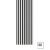 Riflaj MDF decorativ LDA PREMIUM de tip Panou Acoustic, ALB MAT, 260x40 cm Household NewTrend