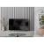 Riflaj MDF decorativ LDA PREMIUM de tip Panou Acoustic, ALB MAT, 260x40 cm Household NewTrend