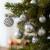 Set de ornamente pentru brad – 100 de globuri + vârf stea – argintiu Best CarHome